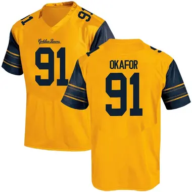Gold Game Men's Ike Okafor California Golden Bears Alternate Football College Jersey