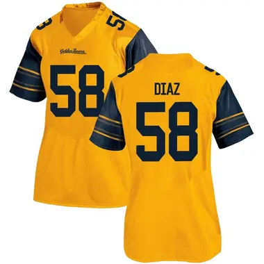 Gold Game Women's Elijah Diaz California Golden Bears Alternate Football College Jersey