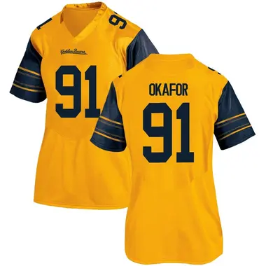 Gold Game Women's Ike Okafor California Golden Bears Alternate Football College Jersey