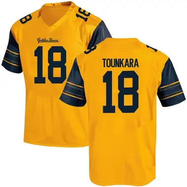 Gold Replica Men's Serigne Tounkara California Golden Bears Alternate Football College Jersey
