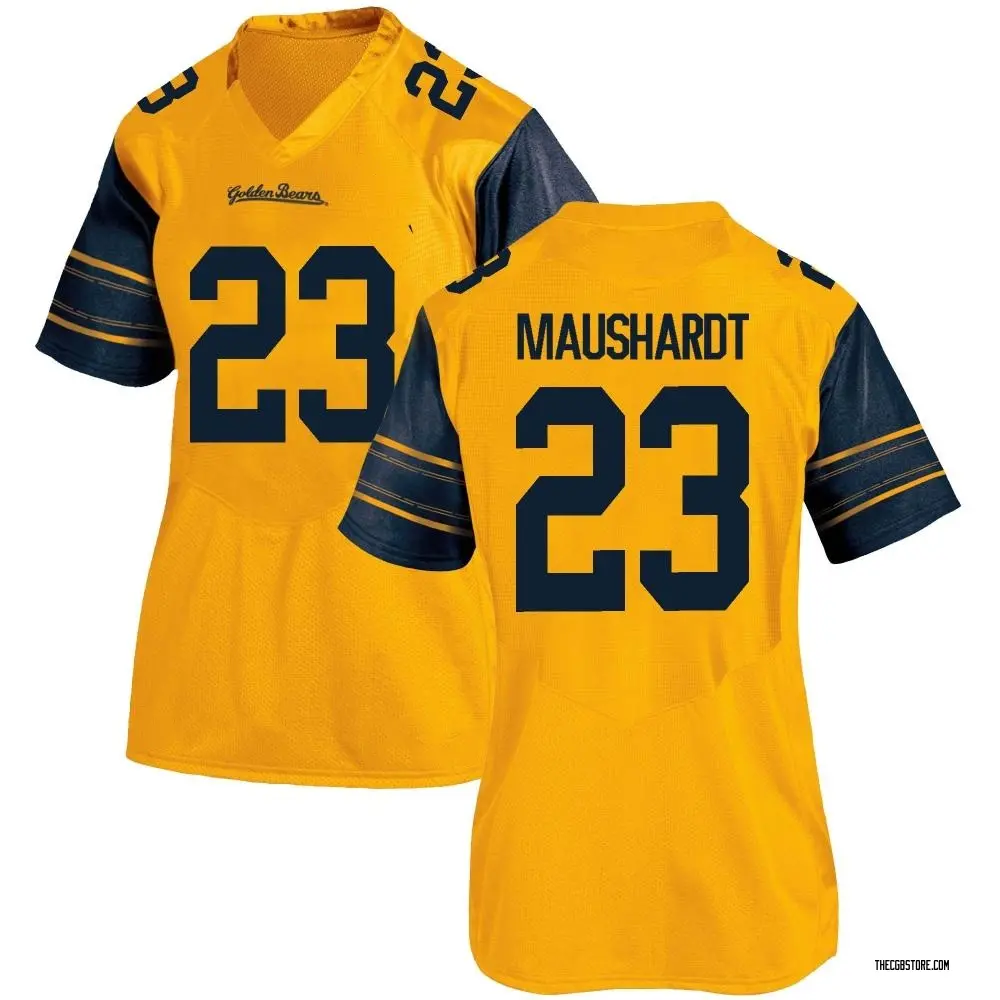 Gold Replica Women's Andrew Maushardt California Golden Bears Alternate Football College Jersey