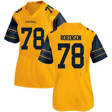 Gold Replica Women's Lamar Robinson California Golden Bears Alternate Football College Jersey