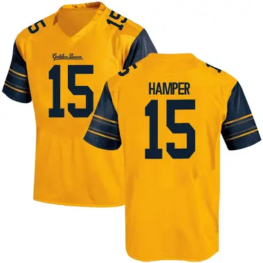 Gold Replica Youth Mark Hamper California Golden Bears Alternate Football College Jersey