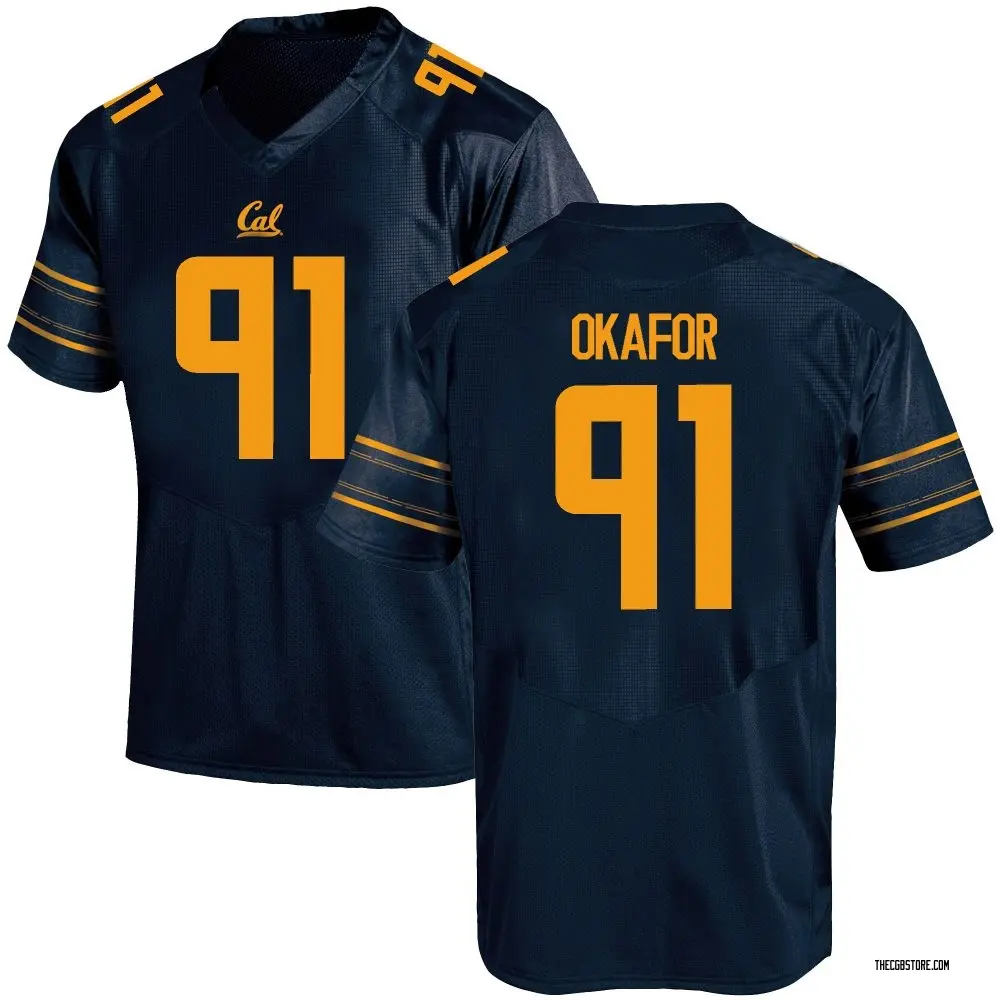 Navy Game Youth Ike Okafor California Golden Bears Football College Jersey