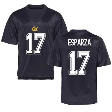 Navy Replica Men's Alonzo Esparza California Golden Bears Football College Jersey