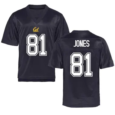 Navy Replica Men's Camden Jones California Golden Bears Football College Jersey