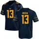 Navy Replica Men's Devin Brown California Golden Bears Football College Jersey