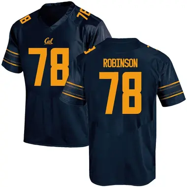 Navy Replica Men's Lamar Robinson California Golden Bears Football College Jersey