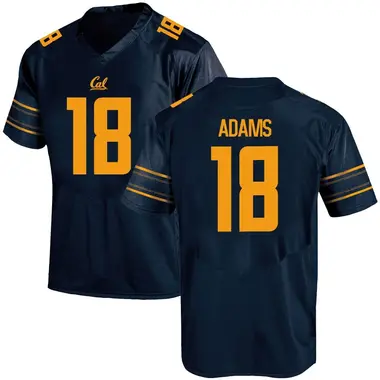 Navy Replica Men's QuaRon Adams California Golden Bears Football College Jersey