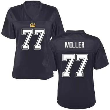 Navy Replica Women's Braden Miller California Golden Bears Football College Jersey