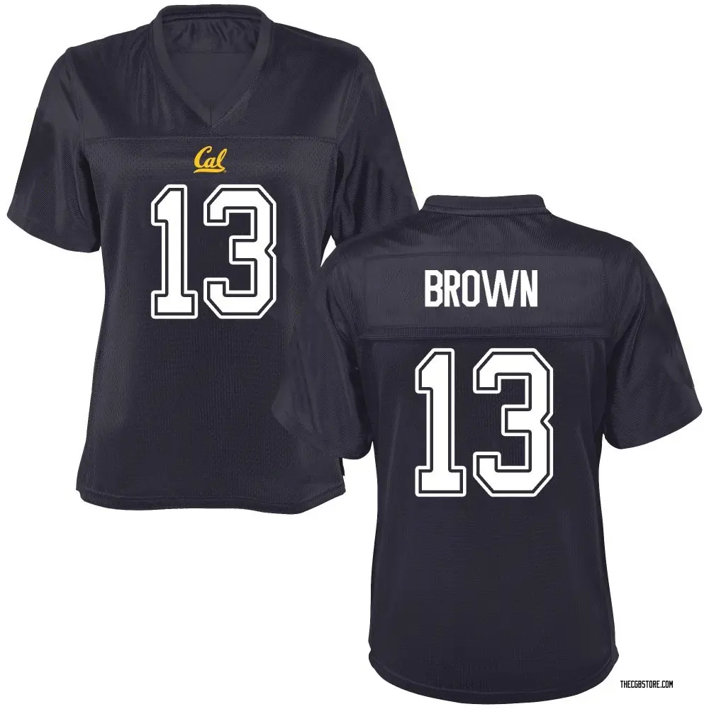 Navy Replica Women's Devin Brown California Golden Bears Football College Jersey
