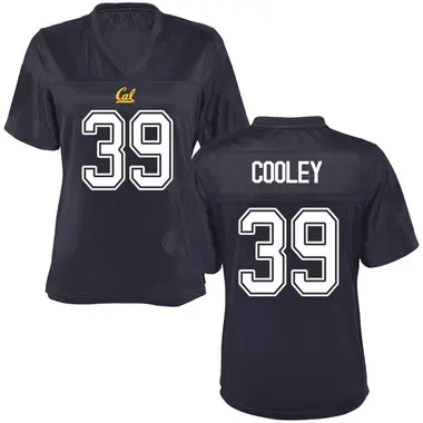 Navy Replica Women's Michael Cooley California Golden Bears Football College Jersey