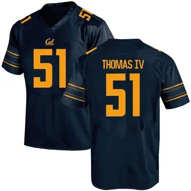 Navy Replica Youth Curlee Thomas IV California Golden Bears Football College Jersey
