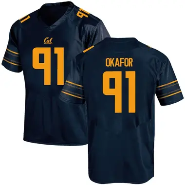 Navy Replica Youth Ike Okafor California Golden Bears Football College Jersey