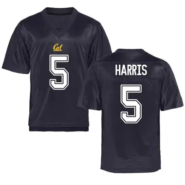 Navy Replica Youth Marcus Harris California Golden Bears Football College Jersey