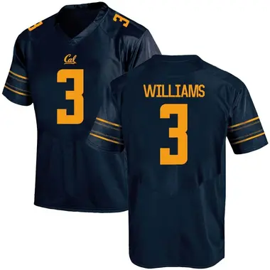 Navy Replica Youth Nohl Williams California Golden Bears Football College Jersey