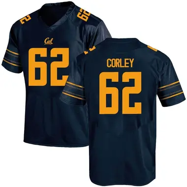Navy Replica Youth Syris Corley California Golden Bears Football College Jersey