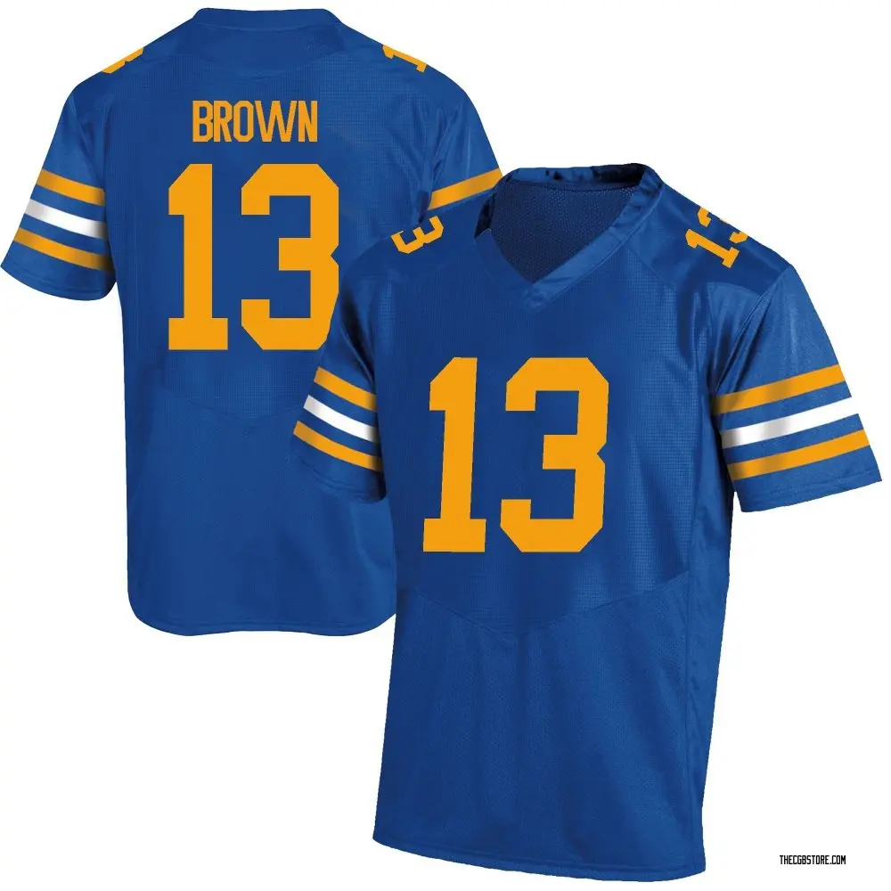 Royal Replica Men's Devin Brown California Golden Bears Football College Jersey
