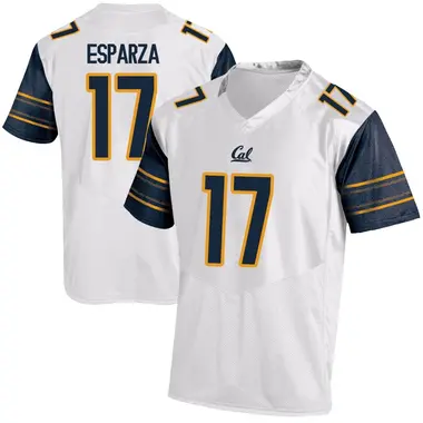 White Game Men's Alonzo Esparza California Golden Bears Football College Jersey
