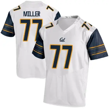 White Game Youth Braden Miller California Golden Bears Football College Jersey