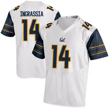 White Replica Men's Dominic Ingrassia California Golden Bears Football College Jersey