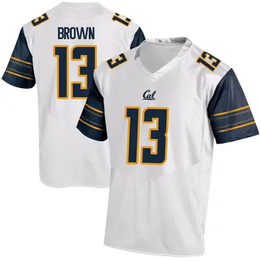 White Replica Youth Devin Brown California Golden Bears Football College Jersey