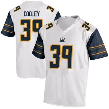 White Replica Youth Michael Cooley California Golden Bears Football College Jersey
