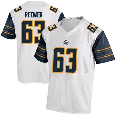 White Replica Youth Rush Reimer California Golden Bears Football College Jersey