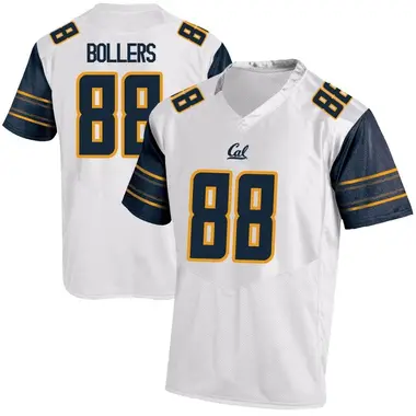 White Replica Youth T.J. Bollers California Golden Bears Football College Jersey